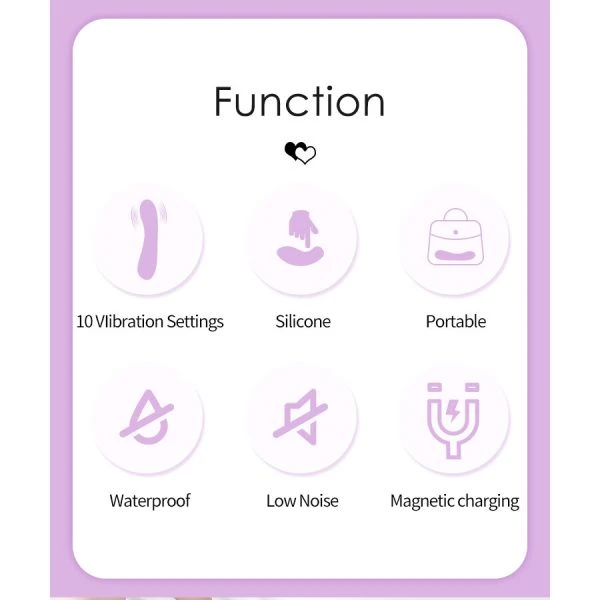 Pretty Love DJ Rabbit Purple G-Punkt Vibrator met 10 standen, paars