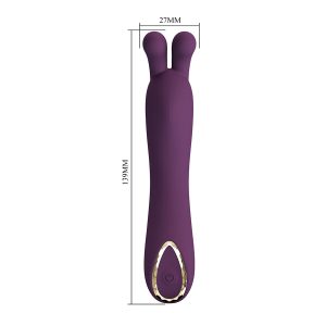Pretty Love DJ Rabbit Purple G-Punkt Vibrator met 10 standen, paars Pretty Love DJ Rabbit Purple G-Punkt Vibrator met 10 standen, paars - Afbeelding 6