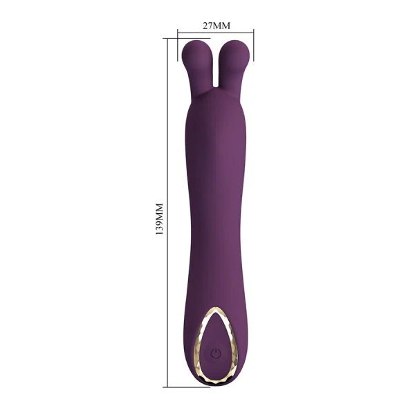 Pretty Love DJ Rabbit Purple G-Punkt Vibrator met 10 standen, paars