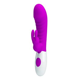 Pretty Love Naughty Bunny Lila Vibrator met clitorisstimulator Pretty Love Naughty Bunny Lila Vibrator met clitorisstimulator - Afbeelding 3