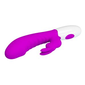 Pretty Love Naughty Bunny Lila Vibrator met clitorisstimulator Pretty Love Naughty Bunny Lila Vibrator met clitorisstimulator - Afbeelding 6