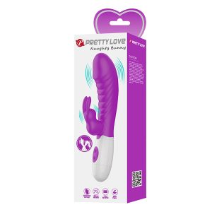 Pretty Love Naughty Bunny Lila Vibrator met clitorisstimulator Pretty Love Naughty Bunny Lila Vibrator met clitorisstimulator - Afbeelding 11