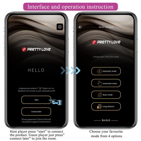 Pretty Love Dora Onzichtbare Vibrator met App-bediening Pretty Love Dora Onzichtbare Vibrator met App-bediening