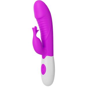 Pretty Love Rasmussen G-Punt-vibrator met clitorisstimulator, paars Pretty Love Rasmussen G-Punt-vibrator met clitorisstimulator, paars - Afbeelding 1