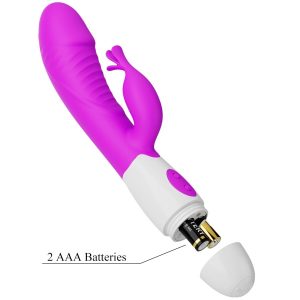 Pretty Love Rasmussen G-Punt-vibrator met clitorisstimulator, paars Pretty Love Rasmussen G-Punt-vibrator met clitorisstimulator, paars - Afbeelding 5