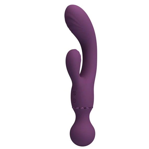 Pretty Love Allrounder G-Punkt-Vibrator mit Klitorisreizer, lila