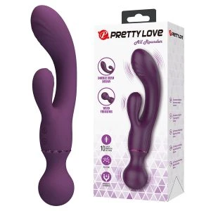 Pretty Love Allrounder G-punt vibrator met clitoris stimulator, paars