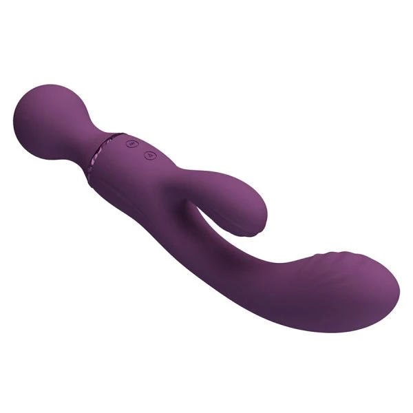 Pretty Love Allrounder G-Punkt-Vibrator mit Klitorisreizer, lila