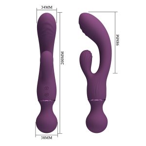 Pretty Love Allrounder G-Punkt-Vibrator mit Klitorisreizer, lila Pretty Love Allrounder G-Punkt-Vibrator mit Klitorisreizer, lila – Bild 9