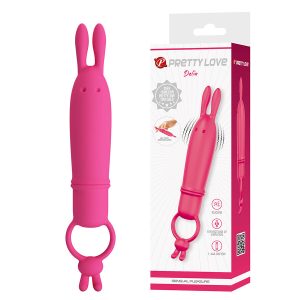 Pretty Love Delia Rabbit Vibrator met weerstandsring en 10 standen Pretty Love Delia Rabbit Vibrator met weerstandsring en 10 standen - Afbeelding 1