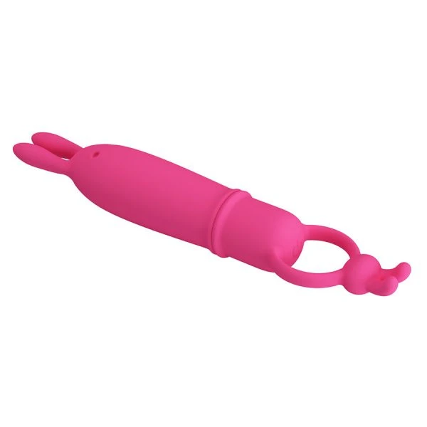 Pretty Love Delia Rabbit Vibrator met weerstandsring en 10 standen