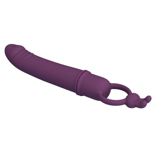 Pretty Love Cora Vibrator mit Ringhalter aus Silikon