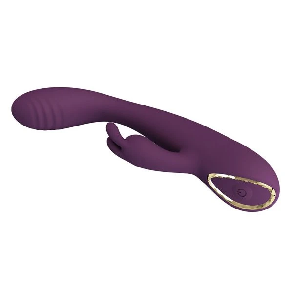 Pretty Love Emma Rabbit Vibrator met clitorisstimulator Paars Pretty Love Emma Rabbit Vibrator met clitorisstimulator Paars