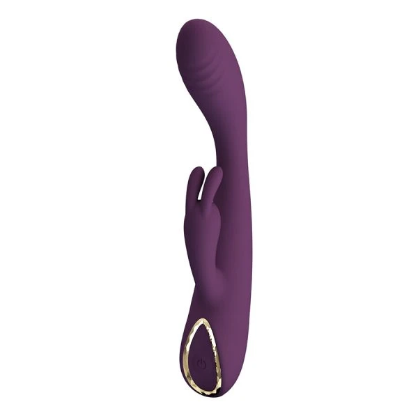 Pretty Love Emma Rabbit Vibrator met clitorisstimulator Paars Pretty Love Emma Rabbit Vibrator met clitorisstimulator Paars