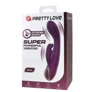 Pretty Love Emma Rabbit Vibrator met clitorisstimulator Paars Pretty Love Emma Rabbit Vibrator met clitorisstimulator Paars - Afbeelding 9