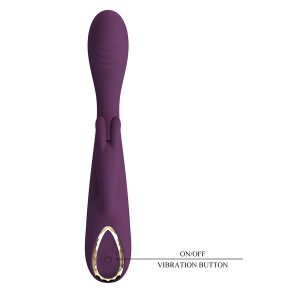 Pretty Love Emma Rabbit Vibrator met clitorisstimulator Paars Pretty Love Emma Rabbit Vibrator met clitorisstimulator Paars - Afbeelding 7