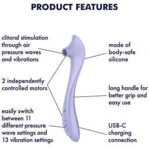 Satisfyer Easy Lover Opvangvibrator met Air-Pulse-technologie Satisfyer Easy Lover Opvangvibrator met Air-Pulse-technologie - Afbeelding 4