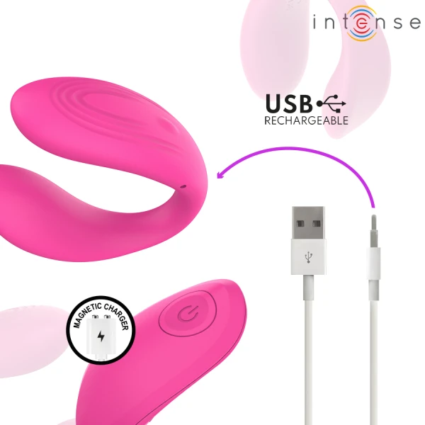 Intense Vibratieklemmenstimulator Nora met Afstandsbediening Roze Intense Vibratieklemmenstimulator Nora met Afstandsbediening Roze