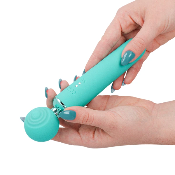 Intense Hamby Multifunktions-Saug- und Vibrationsstimulator türkis