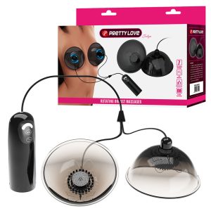 Pretty Love Roterende tepelzuigstimulator met 7 functies zwart Pretty Love Roterende tepelzuigstimulator met 7 functies zwart - Afbeelding 2