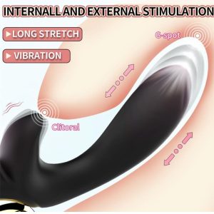 Nalone Rabbit-Vibrator Lulu Magic Stick met clitorisstimulator en G-puntstimulatie, Roze Nalone Rabbit-Vibrator Lulu Magic Stick met clitorisstimulator en G-puntstimulatie, Roze - Afbeelding 2