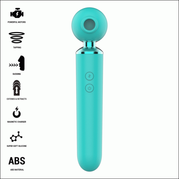 Intense Hamby Multifunktions-Saug- und Vibrationsstimulator türkis