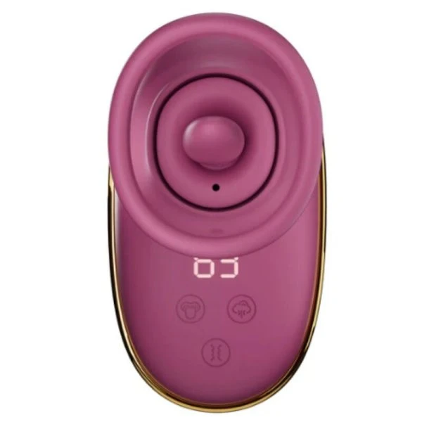 She.E.O Automatische clitorisstimulatiepomp met lek-effect paars