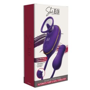 She.E.O Clitoriszuigapparaat met lik-effect en anaalstimulator paars She.E.O Clitoriszuigapparaat met lik-effect en anaalstimulator paars - Afbeelding 5