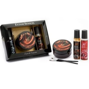 Extase Sensual Chocolade-Aphrodisiacum Kist met Massageolie
