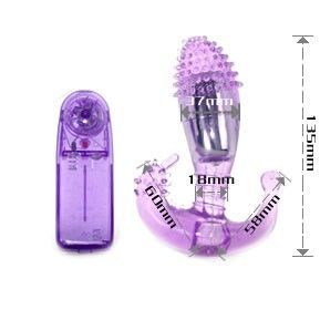 Baile Ripple Vaginale en anale stimulator met trilling, lila Baile Ripple Vaginale en anale stimulator met trilling, lila - Afbeelding 1