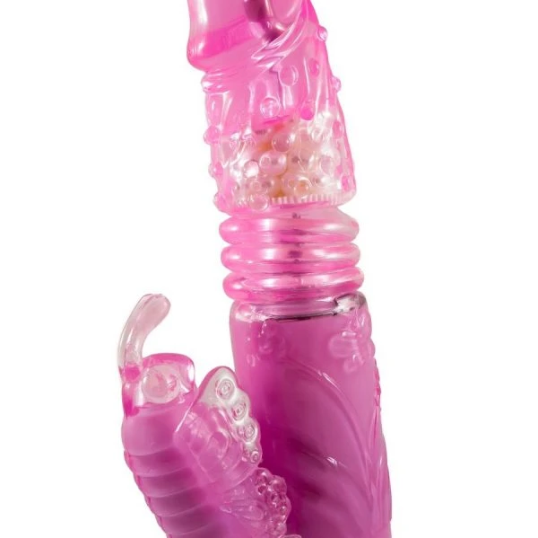 Baile Travel Partner UP & Down Rotator Hase Rosa – Parelvibrator met Op-en-Neer-Beweging
