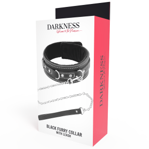 Darkness Leren halsketting met riem voor BDSM-sessies Darkness Leren halsketting met riem voor BDSM-sessies - Afbeelding 5