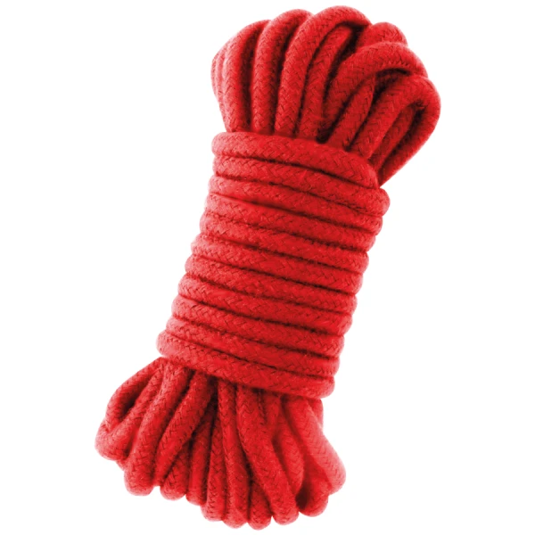 Darkness Japans touw 5 meter rood voor bondage en vastbindspelletjes Darkness Japans touw 5 meter rood voor bondage en vastbindspelletjes