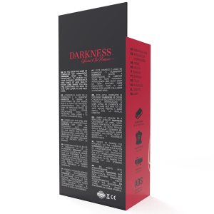 Darkness rode ademende leren knevel met verstelmogelijkheid Darkness rode ademende leren knevel met verstelmogelijkheid - Afbeelding 5