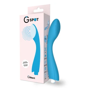 G-spot Gylbert G-Point Vibrator turquoise blue, rechargeable