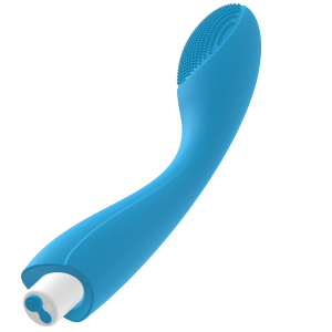 G-spot Gylbert G-Punkt Vibrator türkis blau, wiederaufladbar – Bild 2