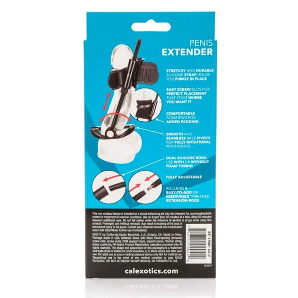 Calexotics Penis Extender voor tractie, maximale uittreklengte 16,5 cm
