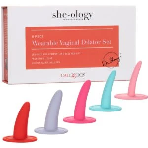 Calexotics 5-piece Vaginal Dilator Set with Graduated Sizes