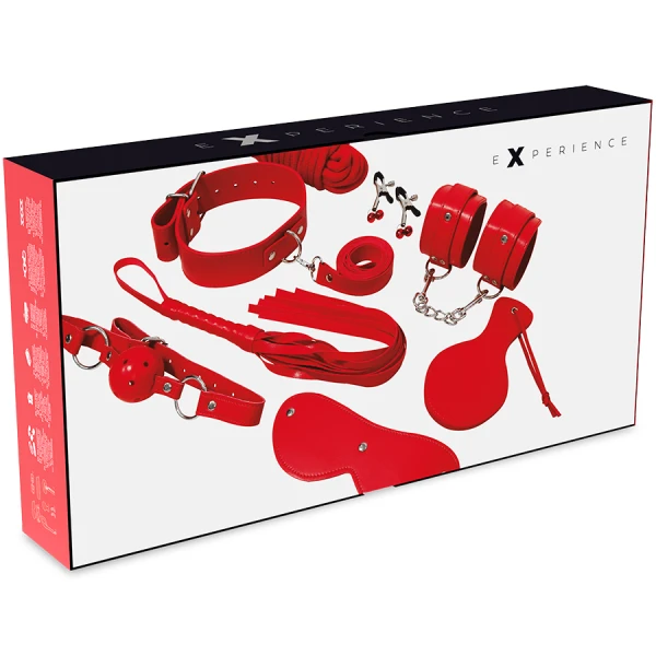 Experience BDSM-Fetisj-Kit RED Series met 8 delen Experience BDSM-Fetisj-Kit RED Series met 8 delen