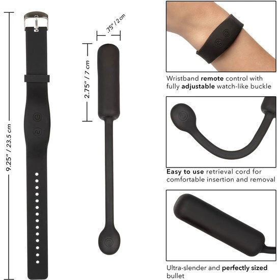 Calexotics Armband mit Fernbedienung Petite Bullet Vibrator
