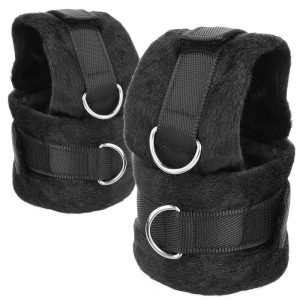 Darkness Bett-Rückhalteset mit Neopren-Manschetten Darkness Bett-Rückhalteset mit Neopren-Manschetten – Bild 3