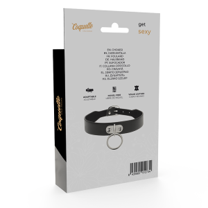 Coquette Chic Desire vegan leren fetish-halsband met drukknopsluiting 43 cm Coquette Chic Desire vegan leren fetish-halsband met drukknopsluiting 43 cm - Afbeelding 6
