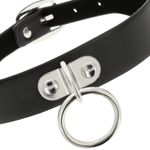 Coquette Chic Desire vegan leren fetish-halsband met drukknopsluiting 43 cm Coquette Chic Desire vegan leren fetish-halsband met drukknopsluiting 43 cm - Afbeelding 4