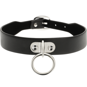 Coquette Chic Desire vegan leren fetish-halsband met drukknopsluiting 43 cm Coquette Chic Desire vegan leren fetish-halsband met drukknopsluiting 43 cm - Afbeelding 3