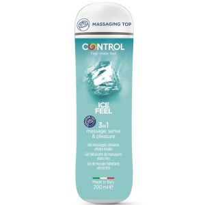 Control Gel 3 in 1 ICE Feel glijmiddel met verkoelende werking, 200 ml Control Gel 3 in 1 ICE Feel glijmiddel met verkoelende werking, 200 ml - Afbeelding 1