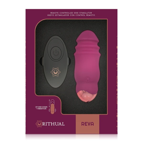 Rithual Reva EGG Afstandsbediening Vibrator met Up&Down-Systeem Rithual Reva EGG Afstandsbediening Vibrator met Up&Down-Systeem