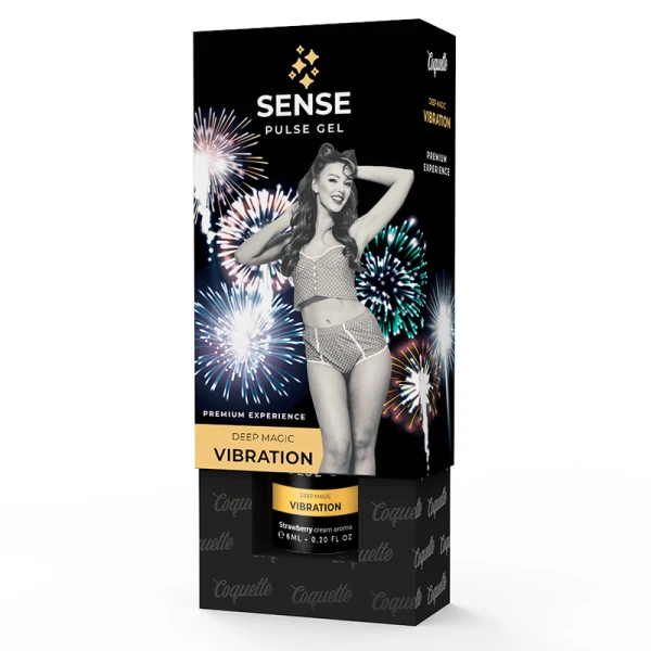 Coquette Chic Desire Pulse Aardbei Vibratiegel 6 ml
