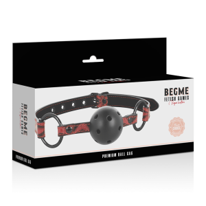 Begme Fetish Games RED Edition Knebel van vegan leer Begme Fetish Games RED Edition Knebel van vegan leer - Afbeelding 5
