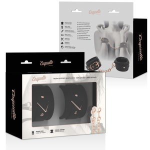 Coquette Chic Desire Fantasy-Handschellen van vegan leer met neopreen voering Coquette Chic Desire Fantasy-Handschellen van vegan leer met neopreen voering - Afbeelding 8
