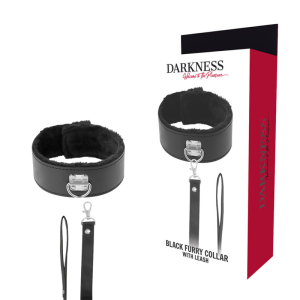 Darkness gevoerde halsketting met titanium ketting, zwart Darkness gevoerde halsketting met titanium ketting, zwart - Afbeelding 1